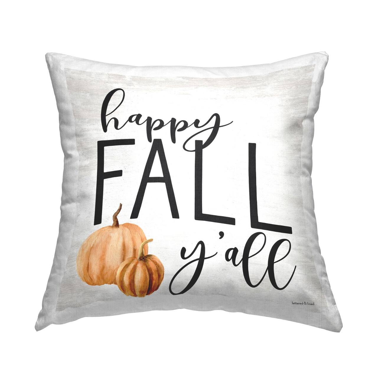 Stupell Industries Happy Fall Y'all Throw Pillow